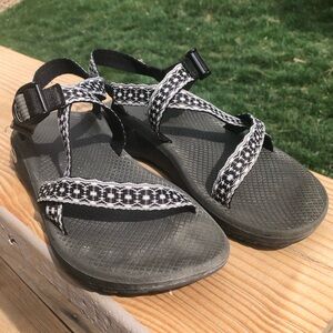 Chaco Black and White Sandals